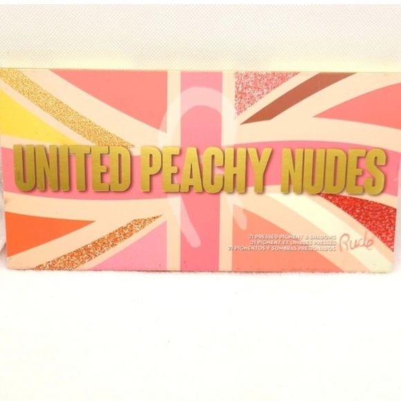 ⚡️⚡️Rude Cosmetics United Peachy Nudes eyeshadow palette NWT - Picture 4 of 10